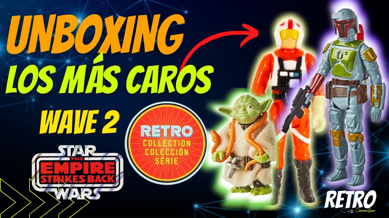 LOS MÁS CAROS Y DIFÍCILES DE CONSEGUIR ¡STAR WARS RETRO COLLECTION! UNBOXING, REVIEW.RETRO & VINTAGE