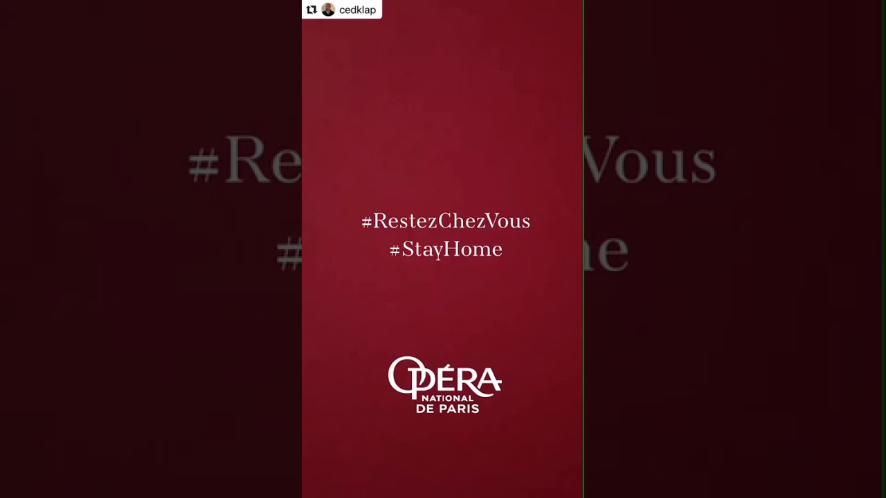 = RestezChezVous  Op&eacute;ra National de Paris