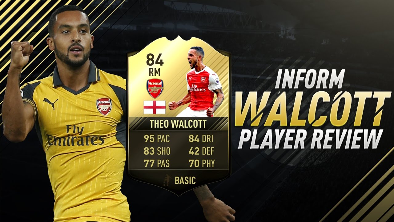 Fifa 17 IF Walcott Review - 84 INFORM Theo Walcott Player Review - Fifa 17 Ultimate Team