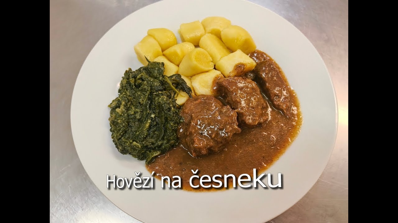 Hovězí na česneku - jak se dělá v profi kuchyni