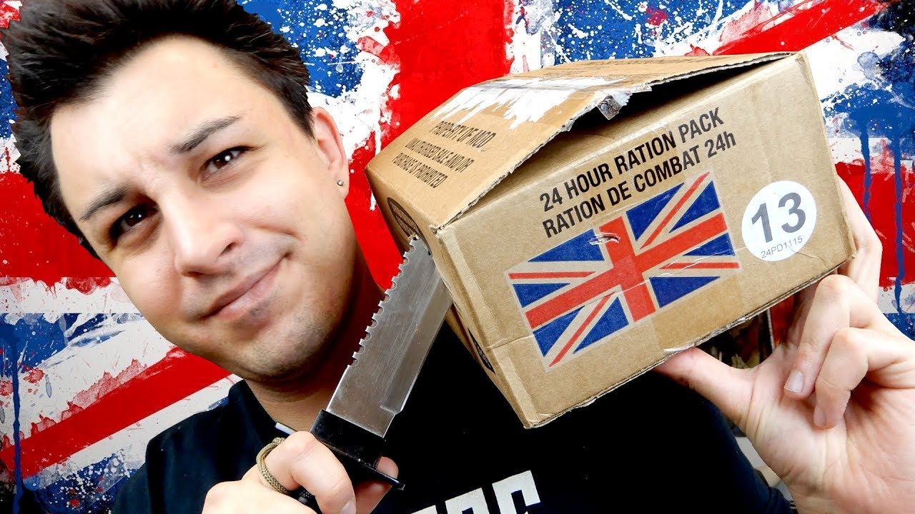DEGUSTATION : RATION DE COMBAT ANGLAISE !