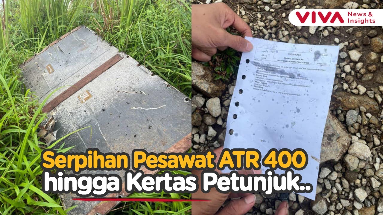 Serpihan Pesawat ATR 400 yang Disewa KKP Ditemukan