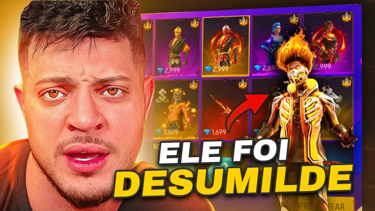 ELE ME PEDIU O ITEM MAIS CARO DA LOJA DO FREEFIRE E EU DEI UMA LIÇÃO