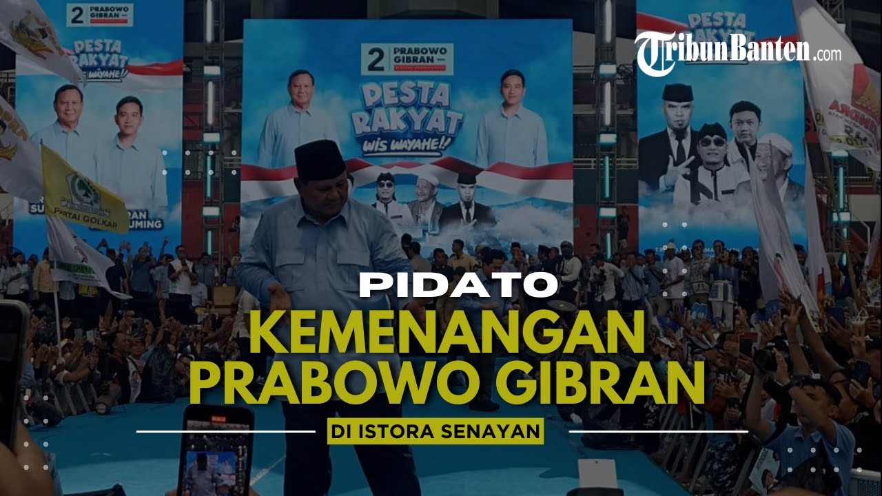 🔴 LIVE Streaming | Pidato Kemenangan Prabowo Gibran di Istora Senayan