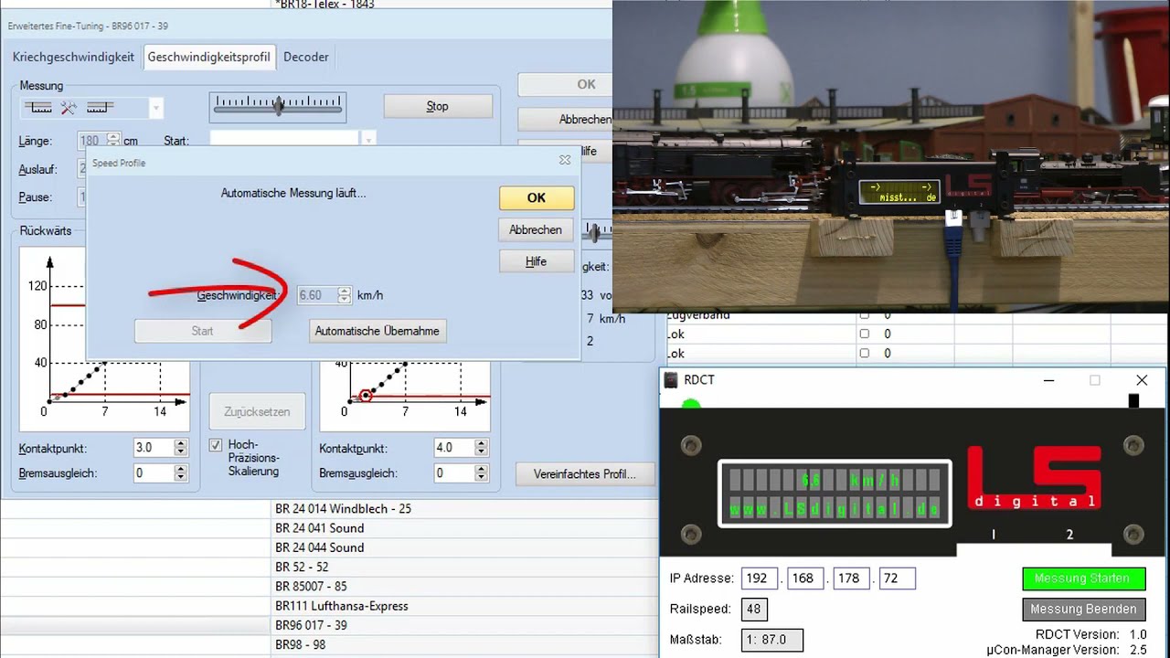 Modellbahn TrainController Tutorial: RailSpeed und TrainController 9 Gold
