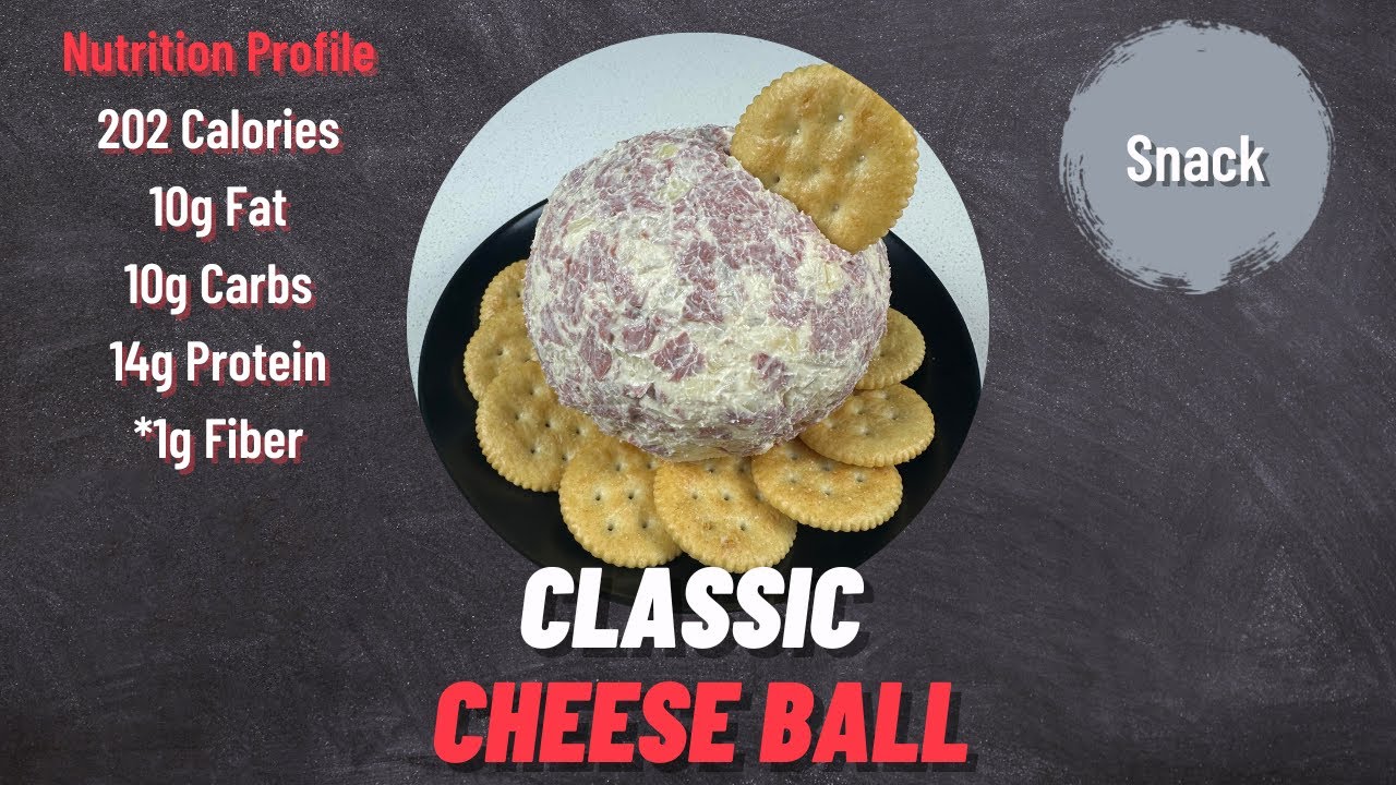 Quick Holiday Snack - Classic Cheese Ball