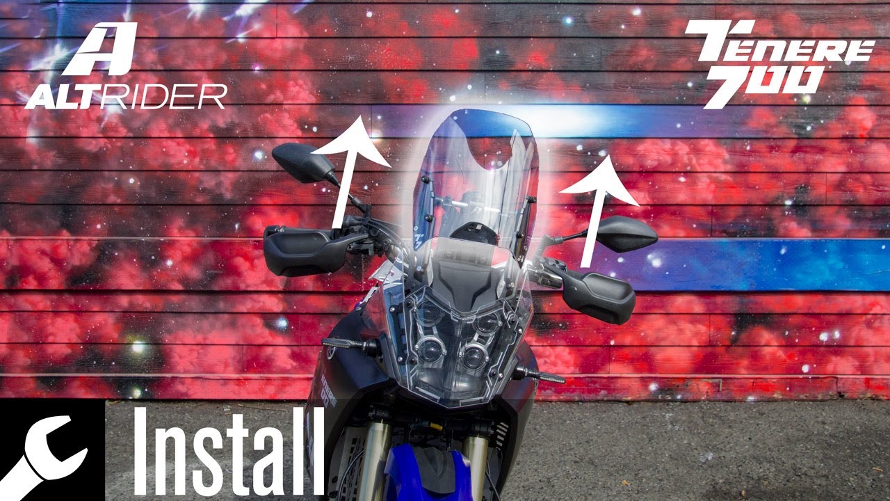 T7 Windscreen Riser Install AltRider
