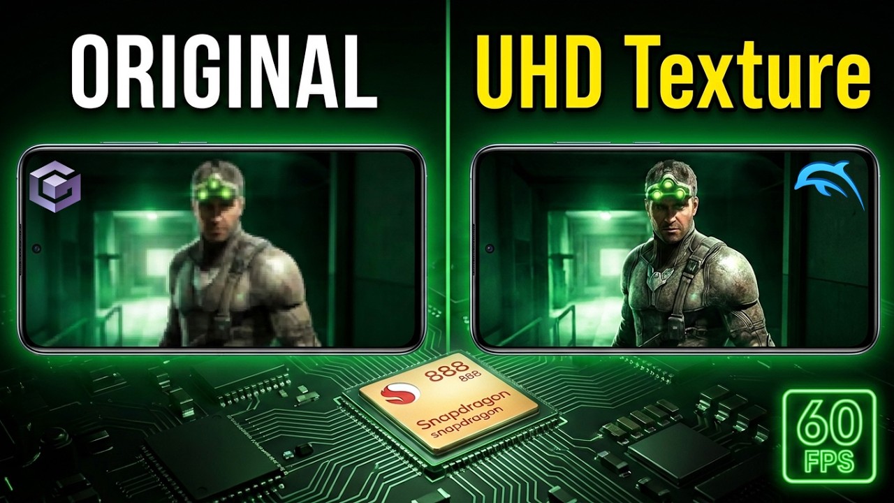 Dolphin Android Tom Clancy's Splinter Cell | UHD Texture | SD 888 | Configuration
