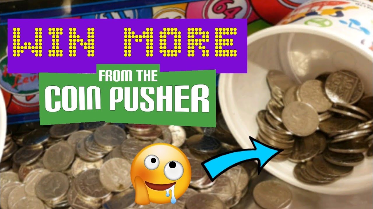 WIN ON THE COIN PUSHER - 10p 2p and quarter COIN PUSHER. Winning tips and Jackpots