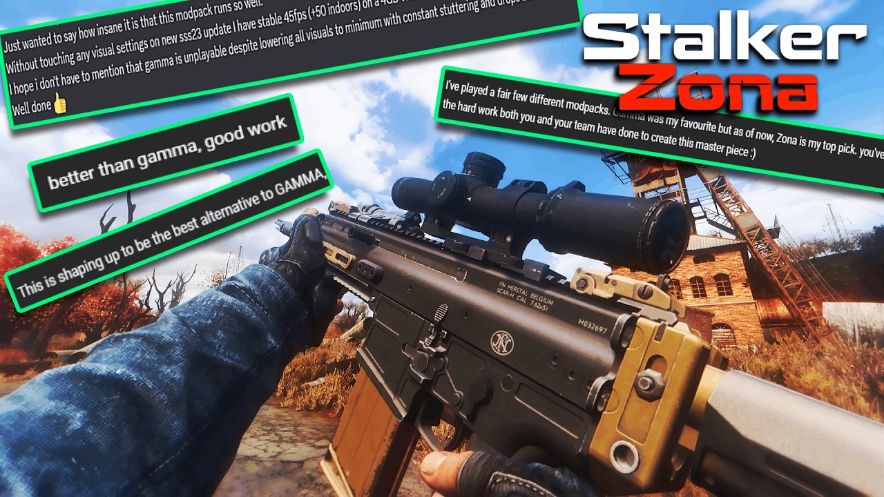 Amazing Graphics & Optimization??? Stalker Zona Modpack!