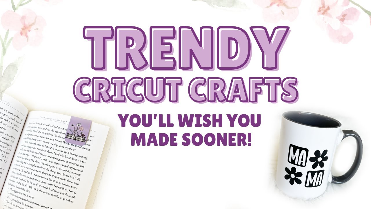 5 Insanely Cute Cricut Crafts You’ll OBSESS Over! Easy Bookmarks, Mugs & More Viral DIY Ideas! #diy