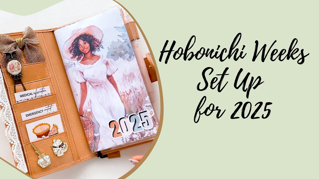 Set Up My 2025 On the Go Planner With Me | Hobonichi Weeks 2025 Setup