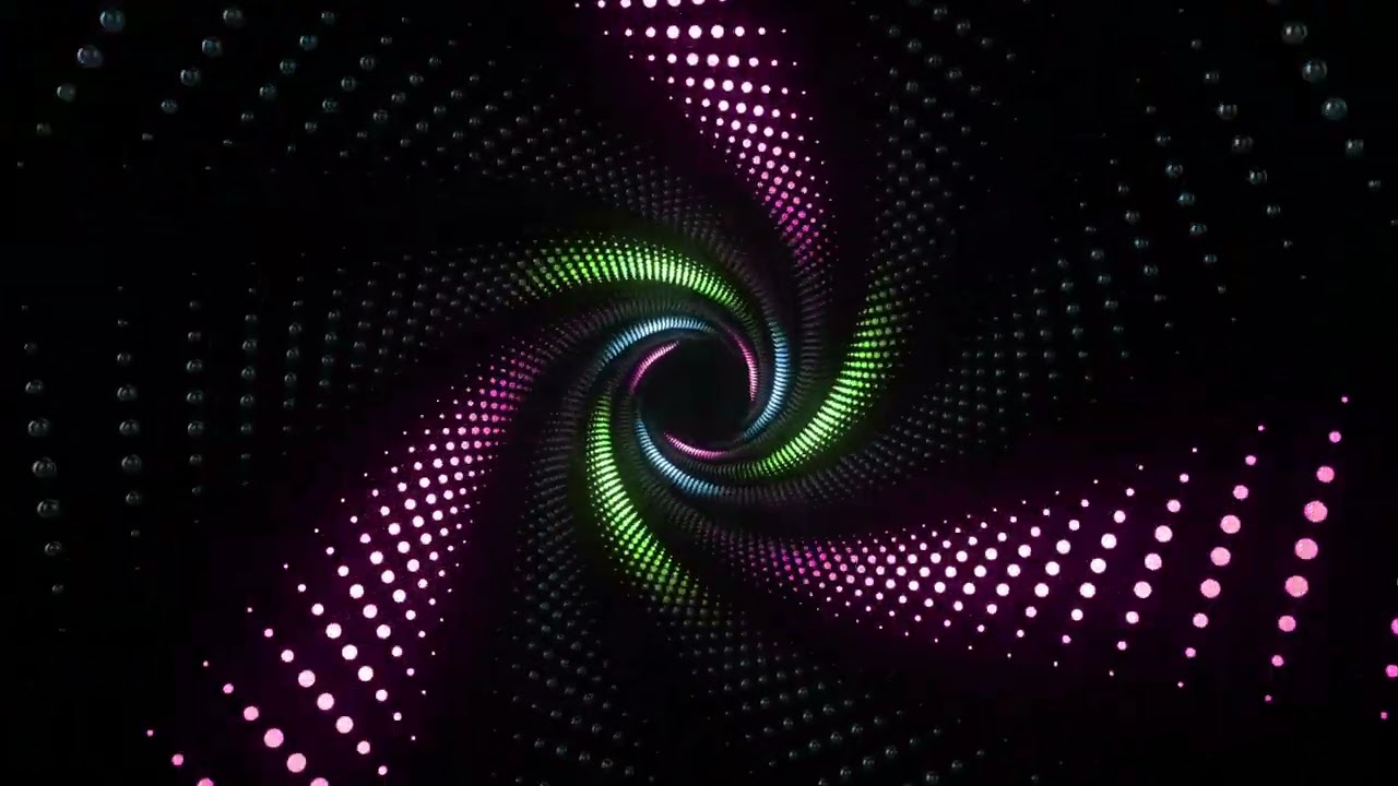2 Hours 4K UHD Swirl Disco Lights Infinite | Background Party