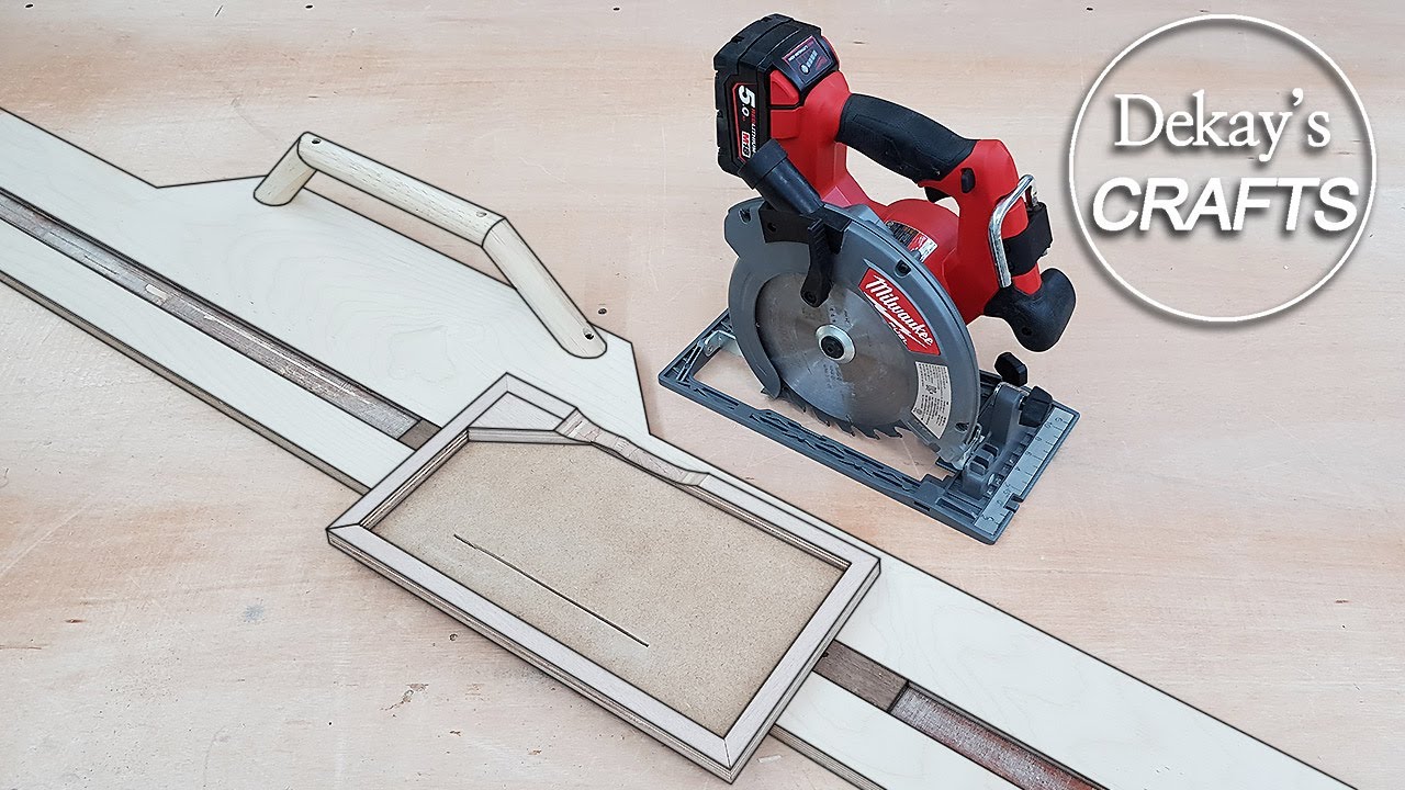 Деревообработка: направляющая для циркулярной пилы [woodworking]