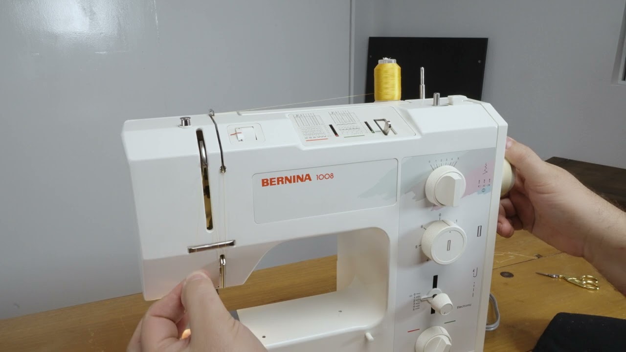 A look at the Bernina 1008 Sewing Machine Threading
