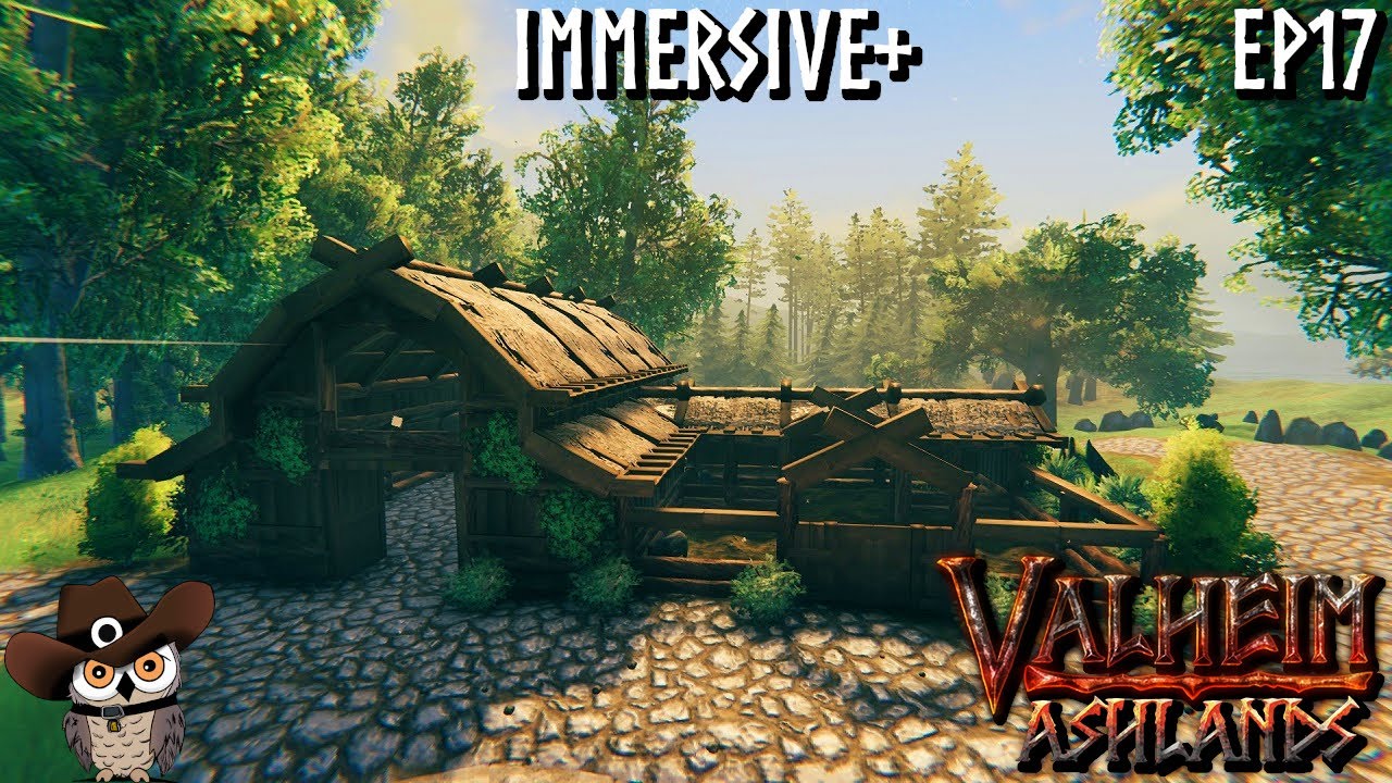 Building A Cozy Animal Barn! | Valheim Immersive+ | Ep17