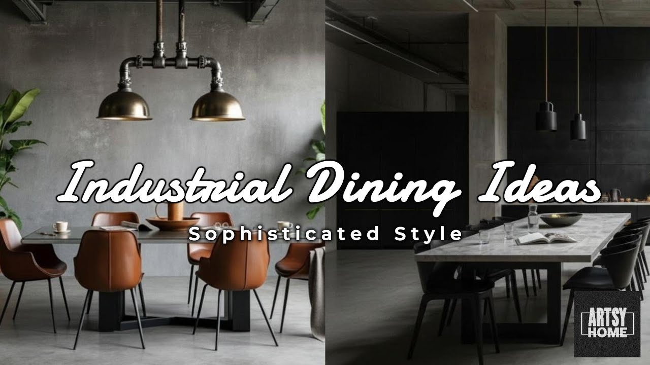Изысканные идеи для столовой в индустриальном стиле, которые вам понравятся — шикарно, современно...