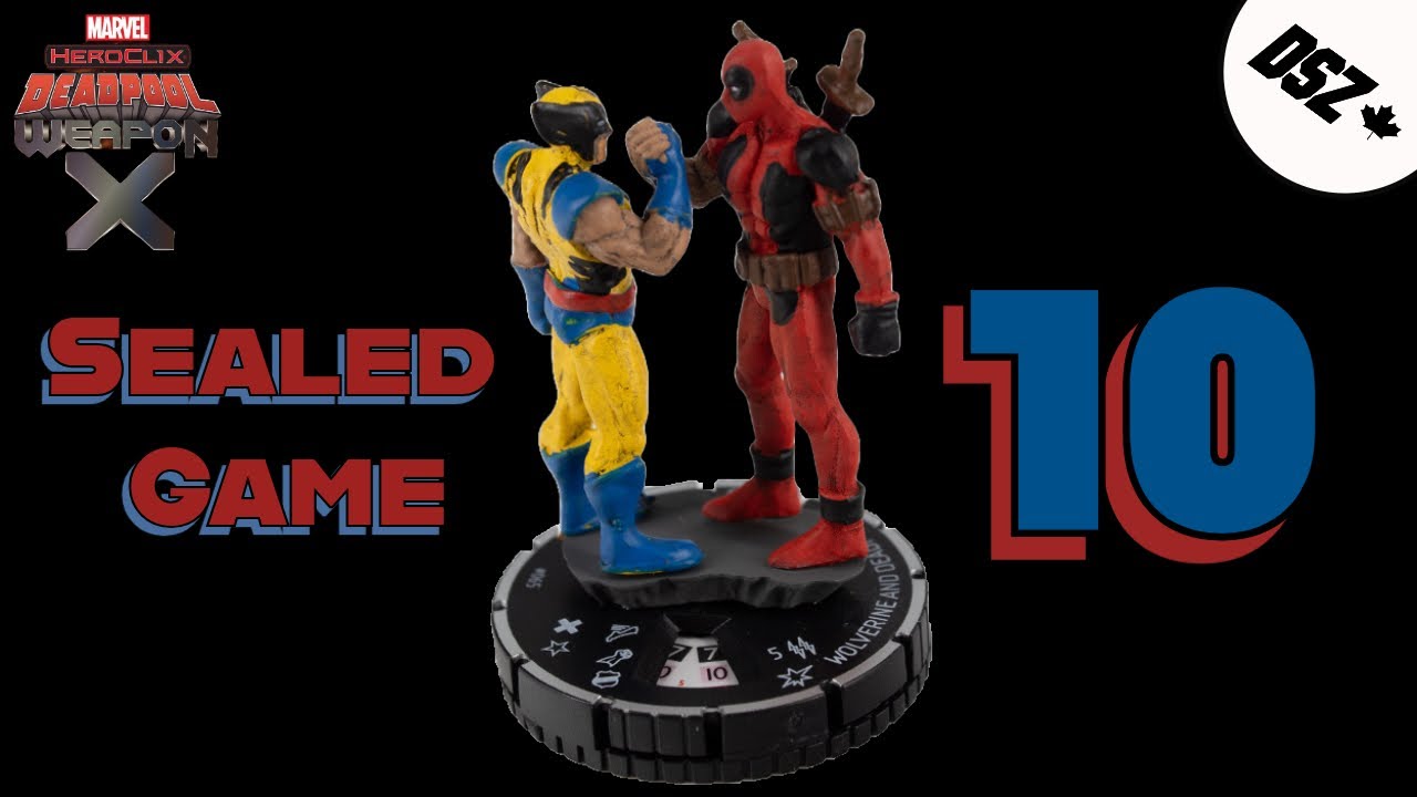HeroClix Deadpool Weapon X Sealed Game 10 