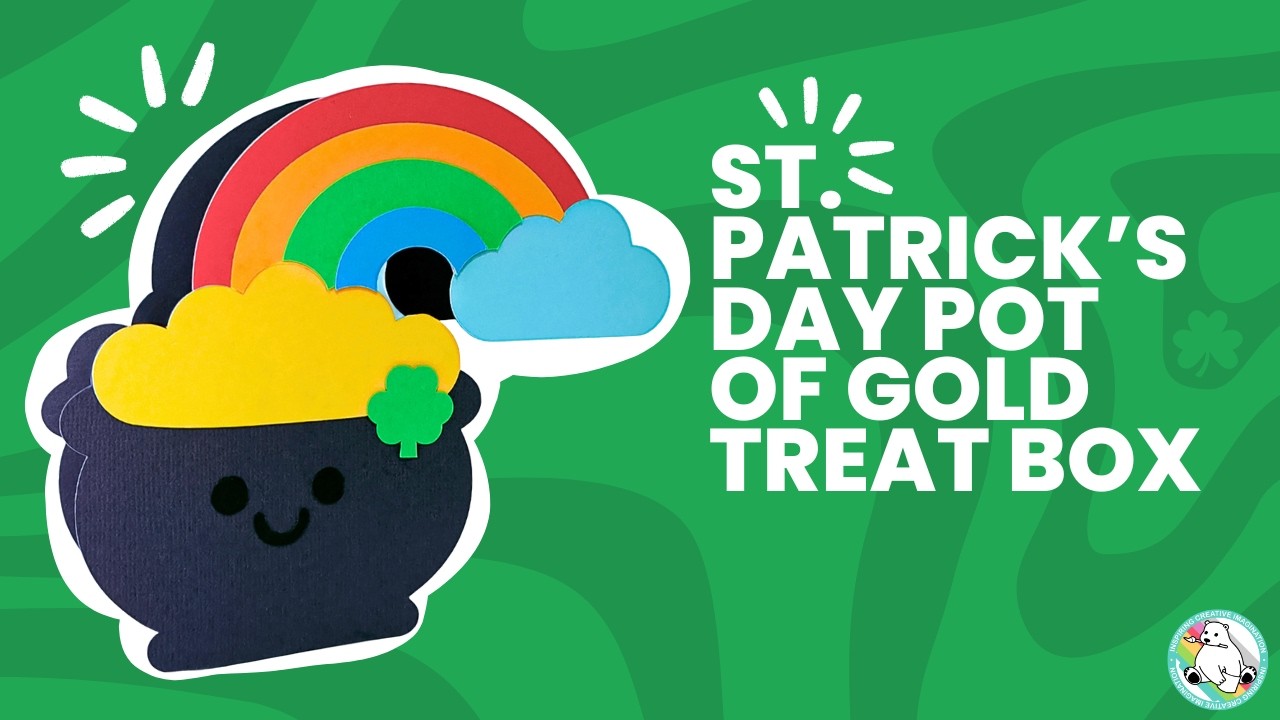 Lucky Pot of Gold Treat Box Tutorial | Saint Patrick's Day Crafts | DIY St Patricks Day Decor