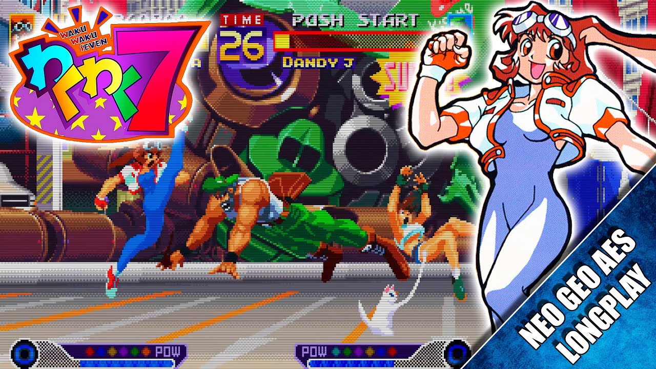 Waku Waku 7 | わくわく7 (Neo Geo AES) 【Longplay】
