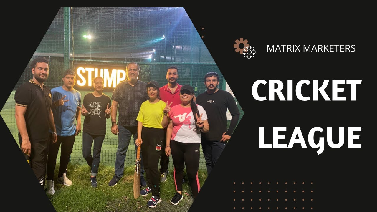 Cricket League || Matrix Marketers || Team Match || Stumpd || British School || Chandigarh
