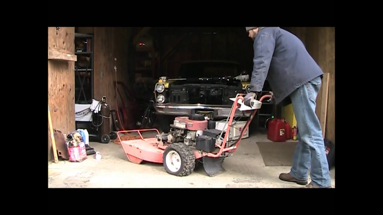 DR Brush Mower, Cold start, 1st Start