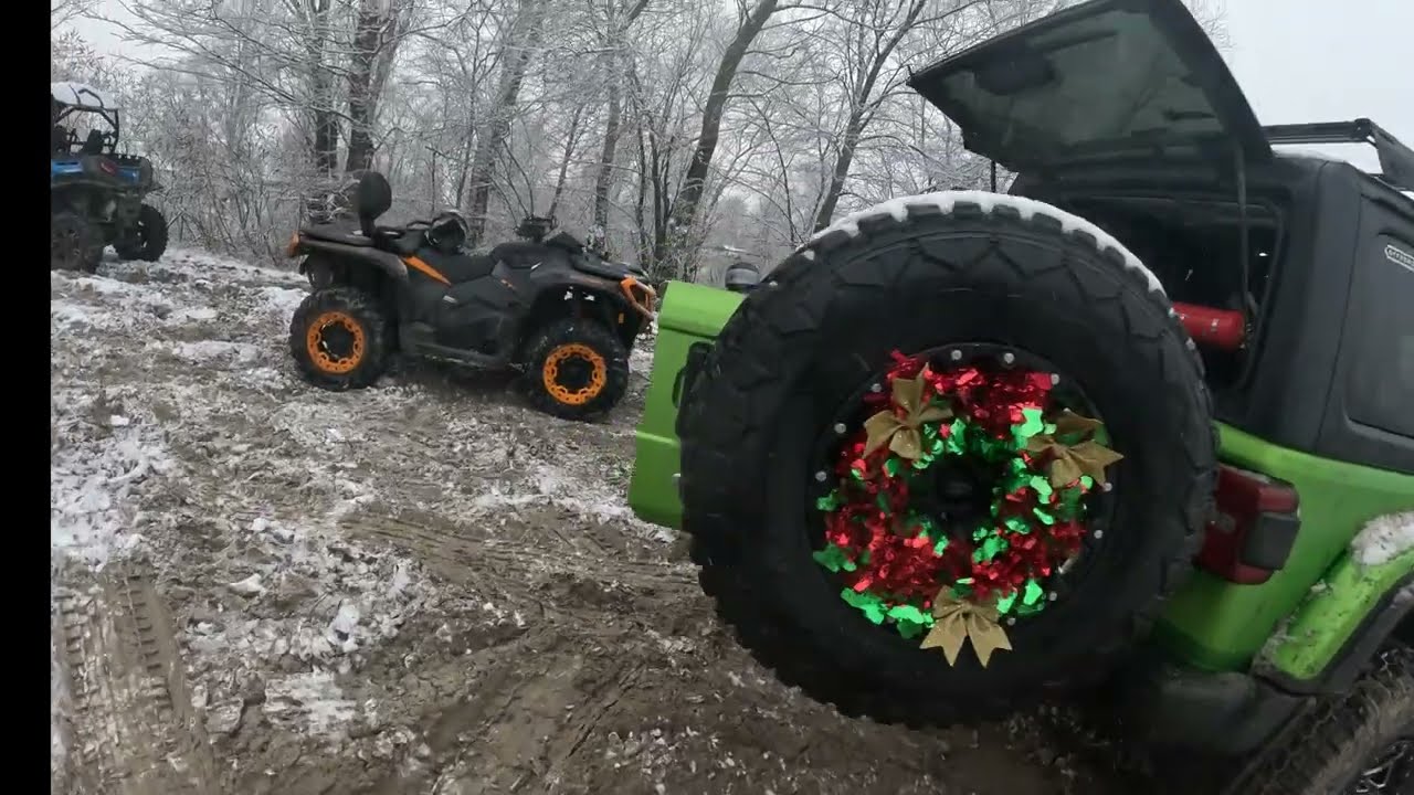 ЛЮТА ЗИМА, ЛЮТІ ПРИГОДИ.. Переворот на Kawasaki, засадили JEEP RUBIKON/ 2 серія про LINHAI VALOR 650