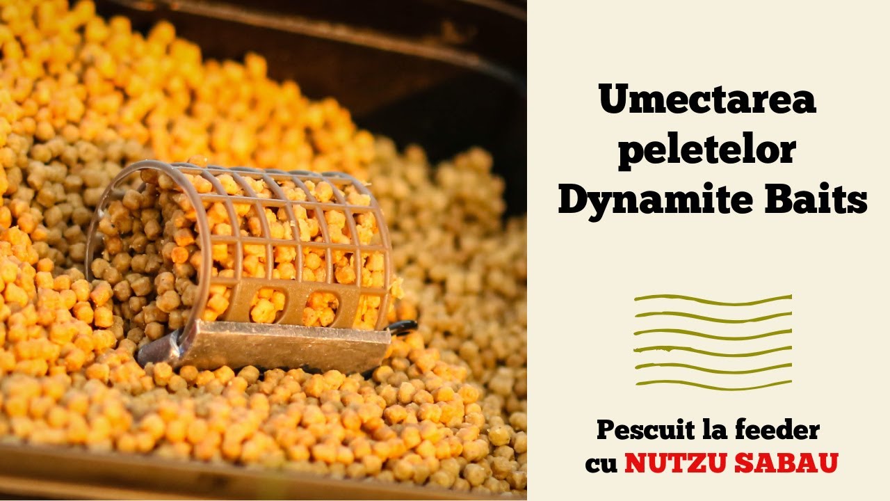 Umectarea peletelor Dynamite Baits