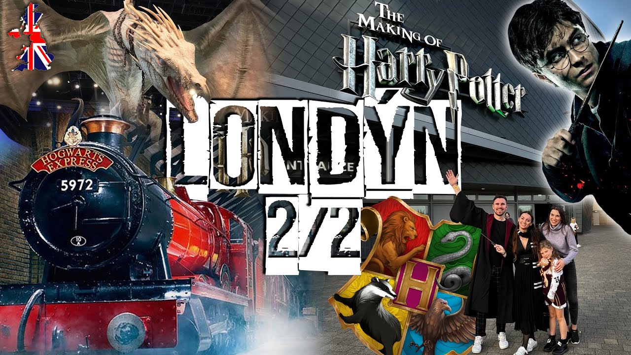 Celé HARRY POTTER STUDIA Warner Bros⚡| VLOG 2/2 | LONDÝN