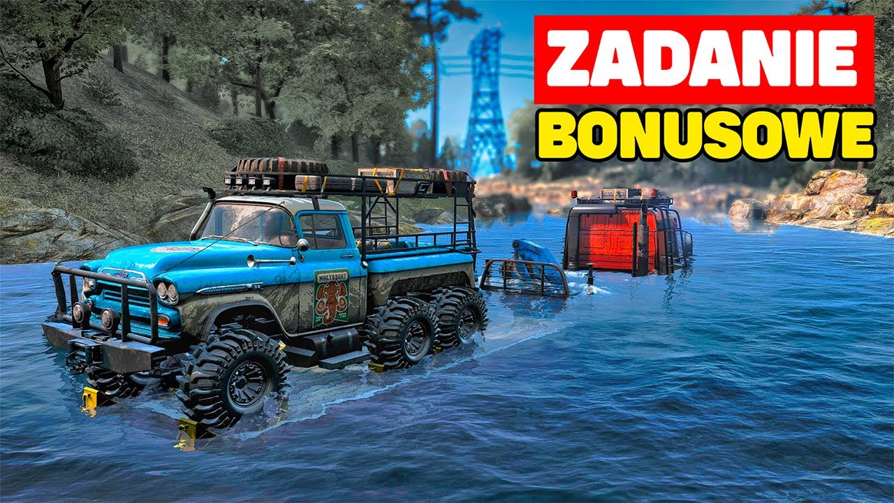 Ratunek ZATOPIONEGO Zwiadowcy 🤠 | SnowRunner Karolina Północna BONUS