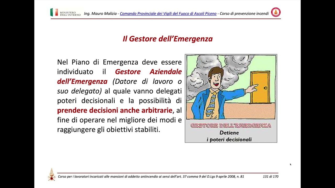FORMAZIONE Addetti Lotta Antincendio_Capitoli 3 e 4