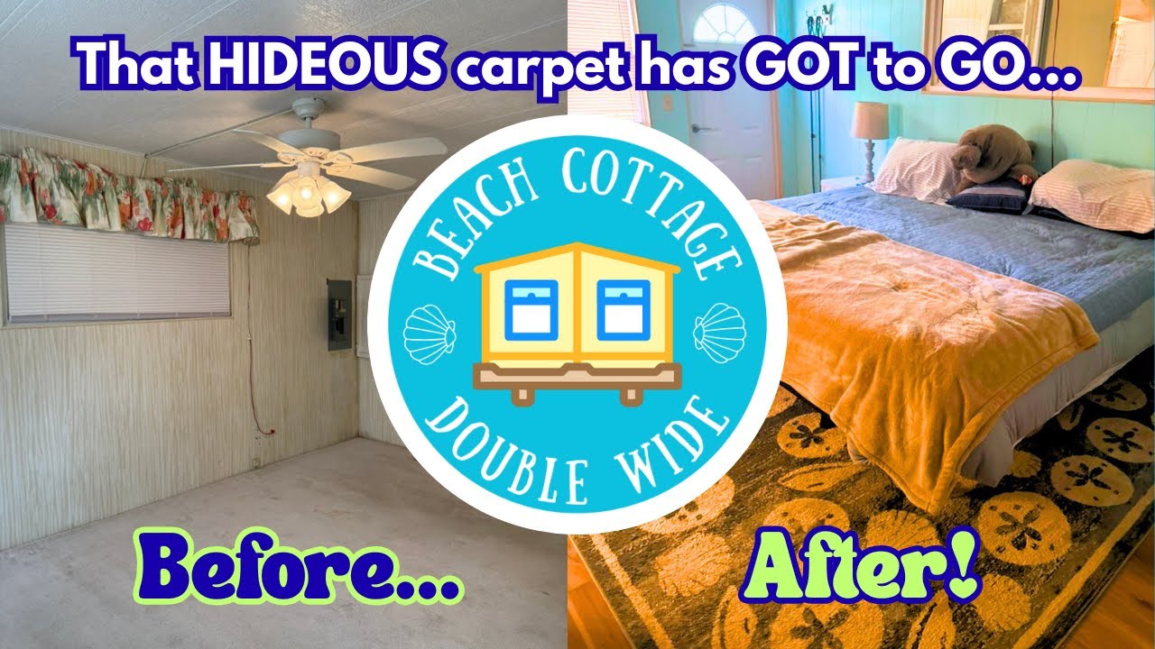 Ep 2: The Master Bedroom - Floor, Paint, Bed - Goodbye disgusting carpet!