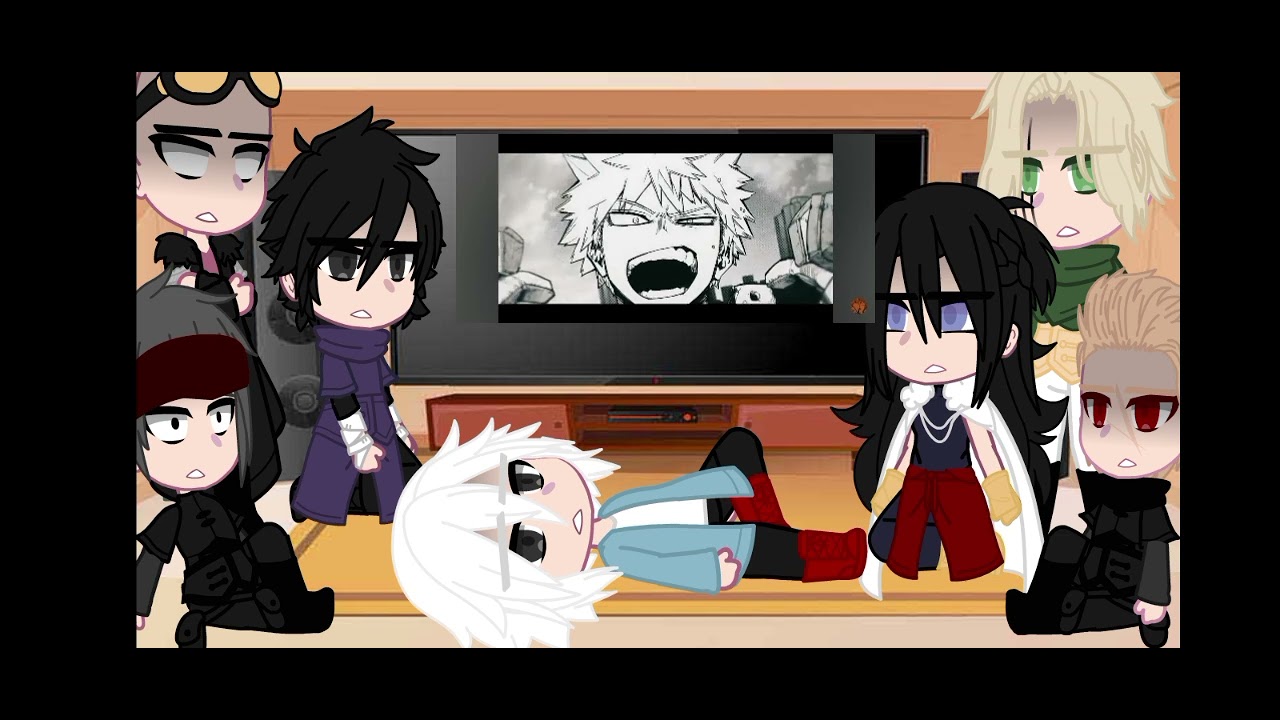 • Portadores do One for All reagindo ao rap do deku • gacha | Yazuha Kumogy