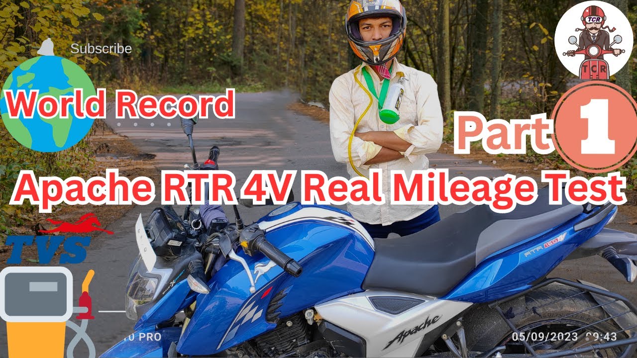 Tvs Rtr  4V Real Mileage Test Part 1. নরমালি  রাইড করে কত মাইলেজ পেলাম?@Totocompanyrider