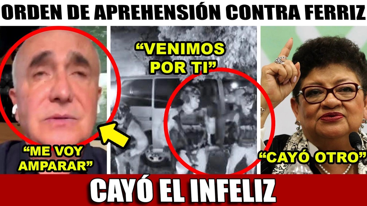 SOPAS! GIRAN ORDEN DE APREHENSION CONTRA PEDRO FERRIZ ¡SE DA ALA FUGA! CASI LLORA