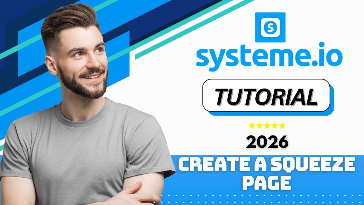 How to Create a Squeeze Page in Systeme.io (2026 Tutorial)