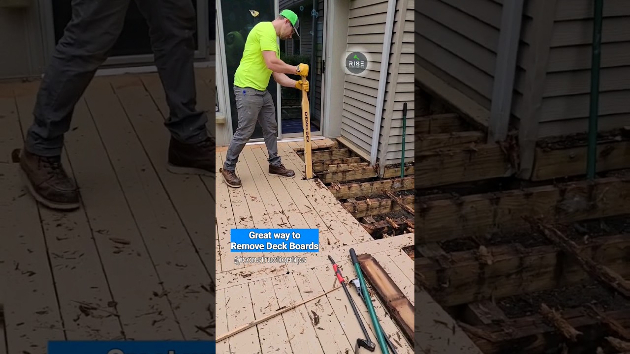 Remove Deck boards