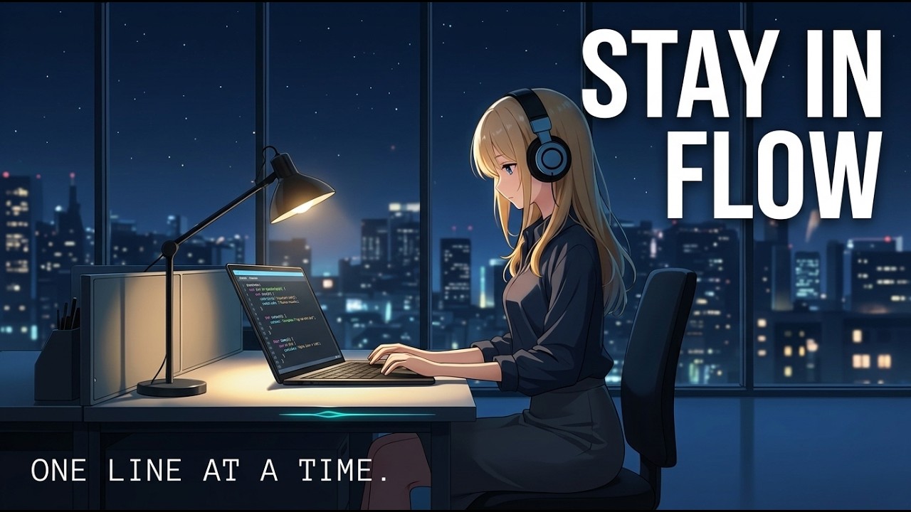 Coding Flow Lofi 💻 Smooth Beats for Deep Focus Programming | 24/7 Live