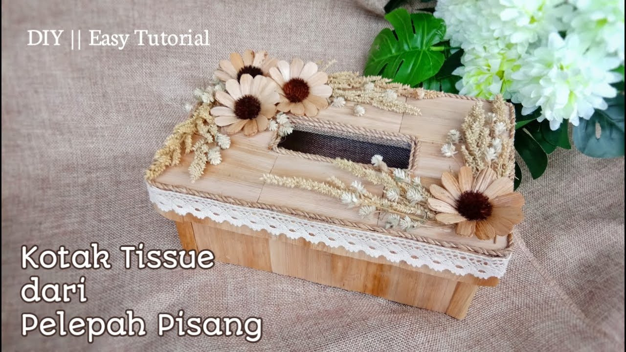 Kotak Tissue Dari Pelepah Pisang