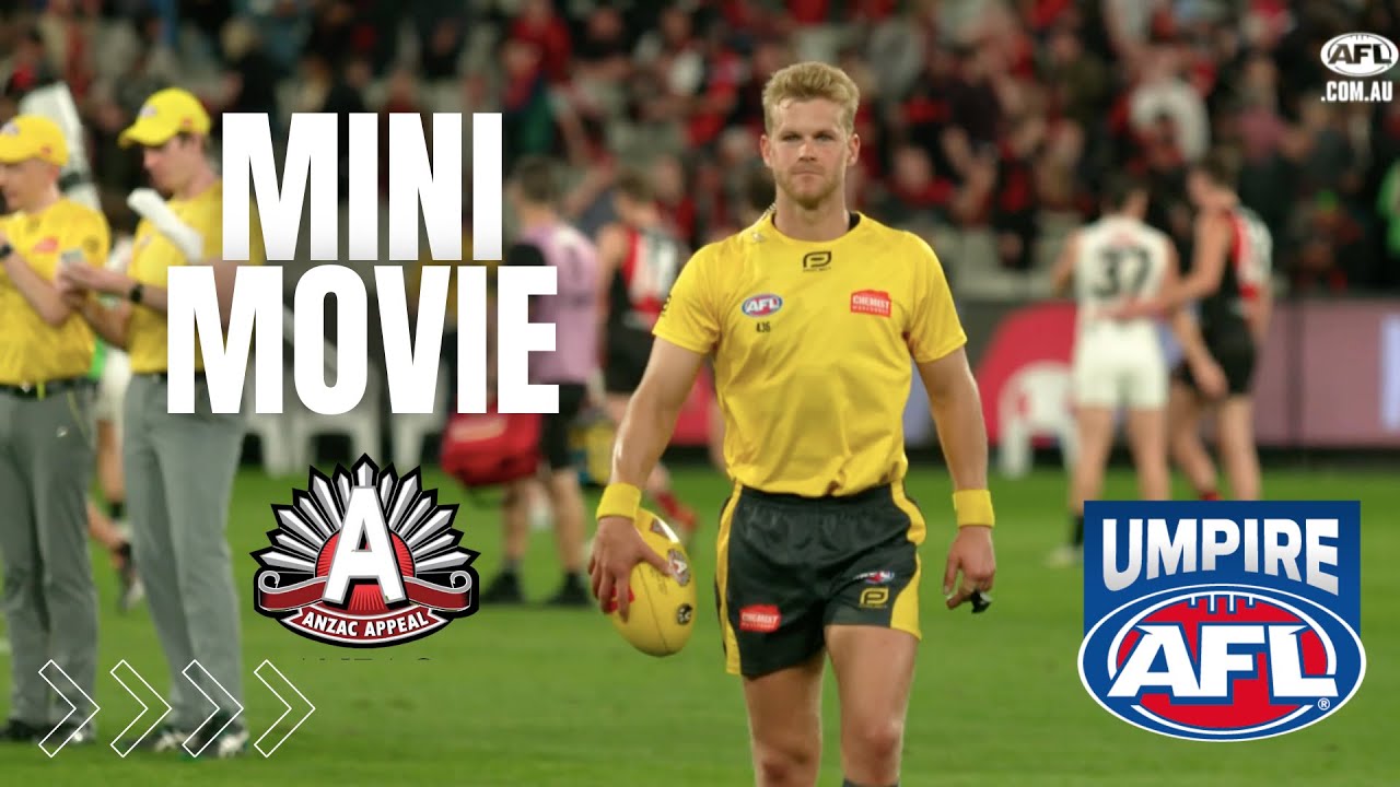 AFL Umpires Mini-Movie - Anzac Day 2022 | Behind The Whistle