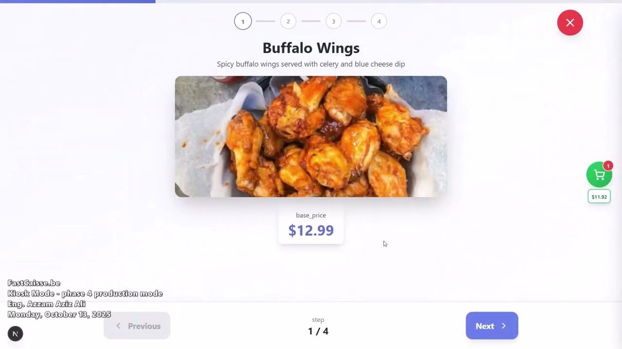 self-service kiosk system for restaurants