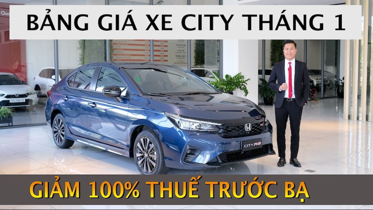 Giá lăn bánh Honda City tháng 11/2026 | Giảm 50% - 100% Thuế Trước Bạ | Học Honda