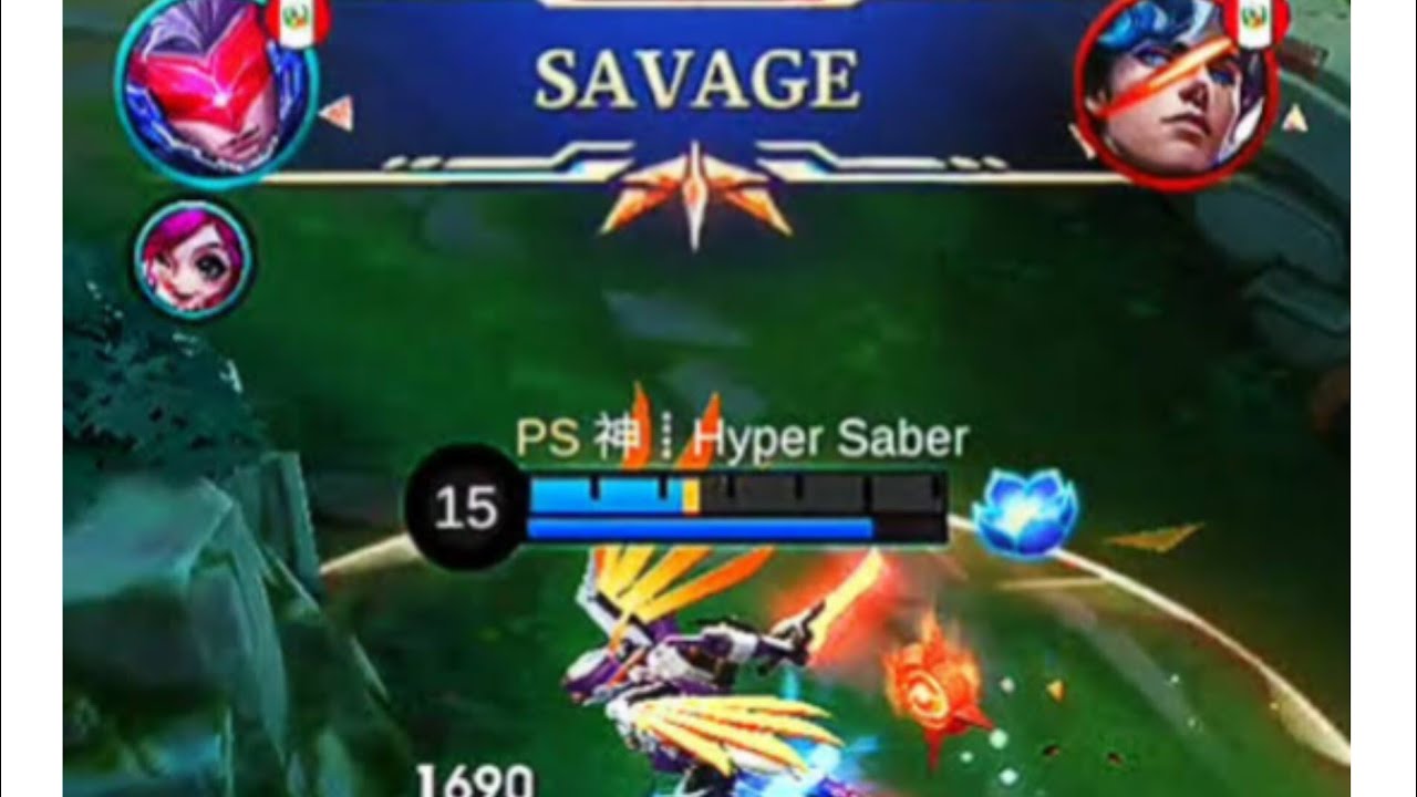Mobile Legends Bang Bang Saber Victory Game 🎮👍✌️
