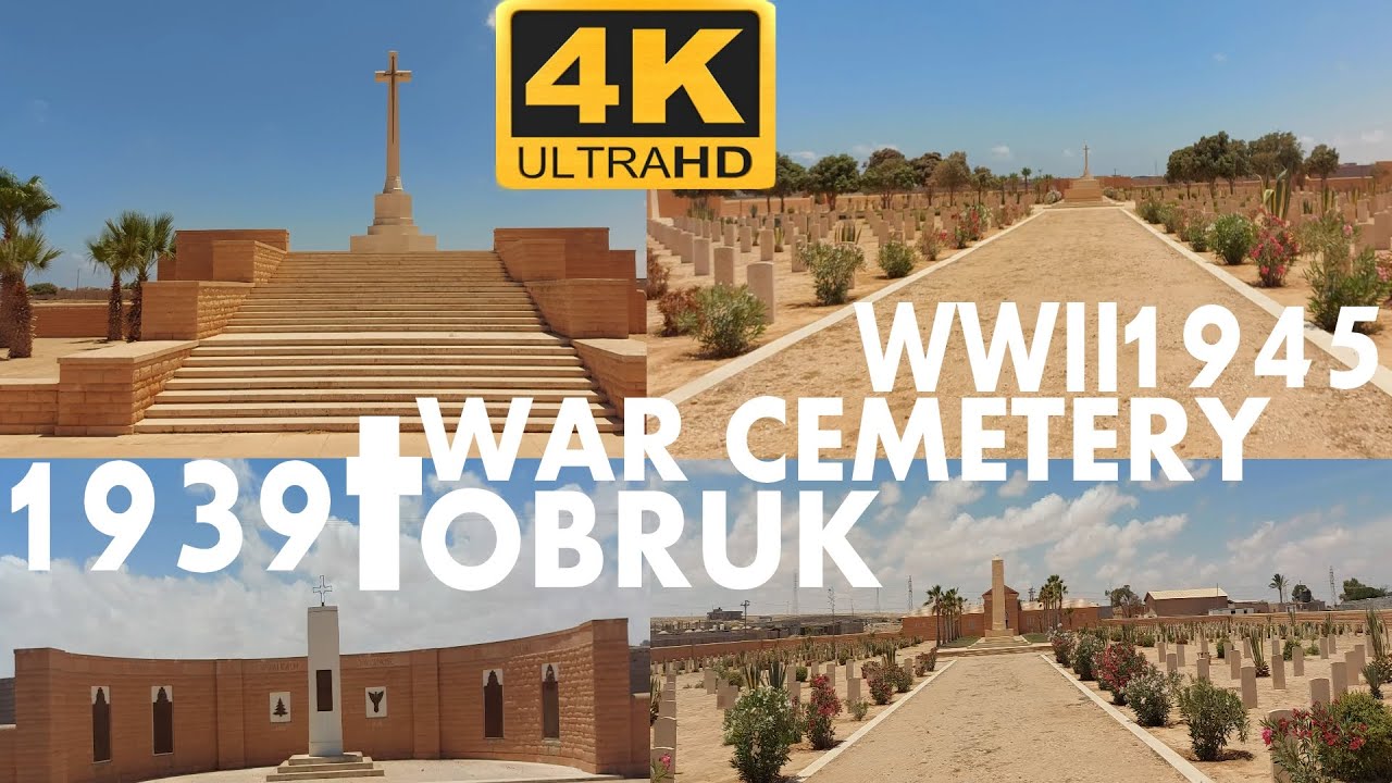 Northafrica TOBRUK War Cemetery 1939-1945 WWII #Walking