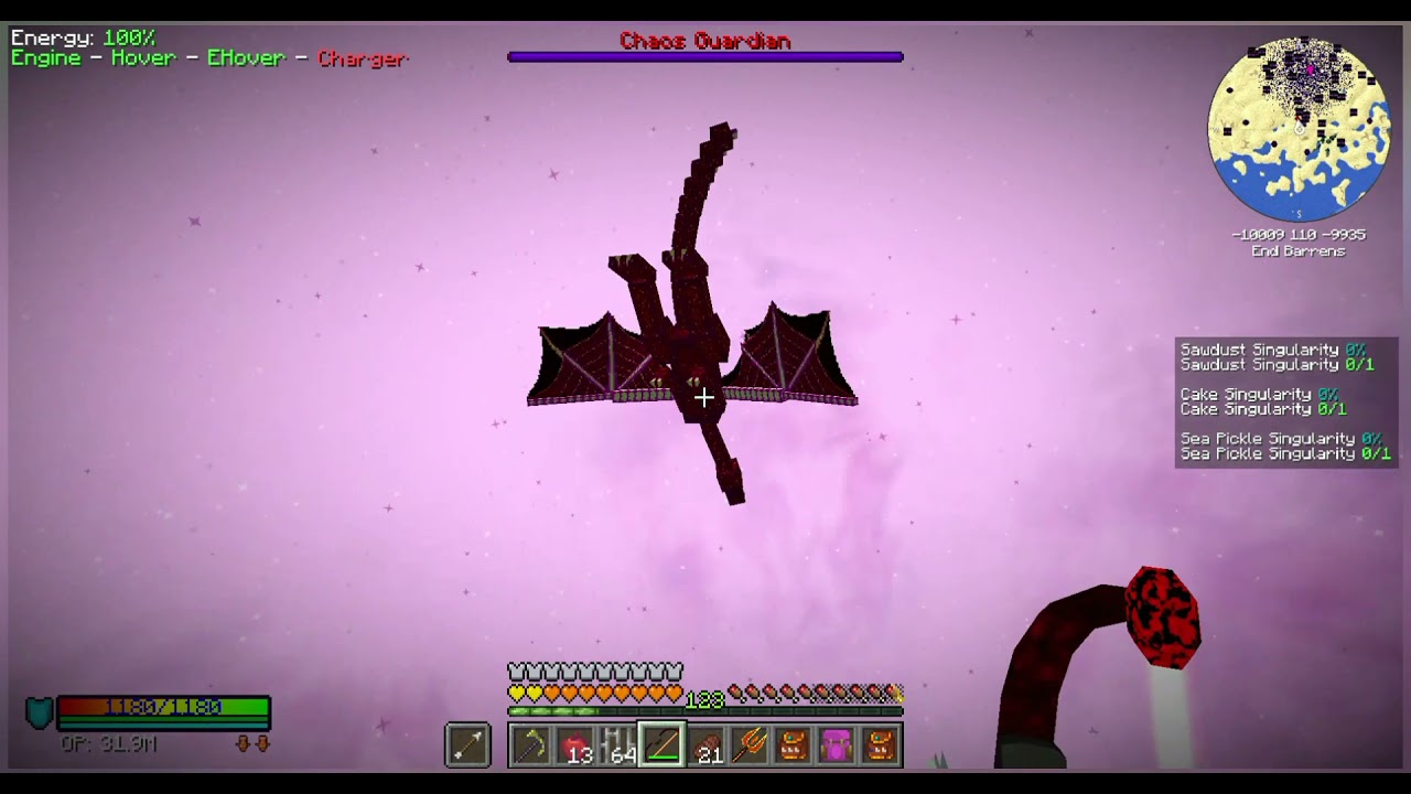 OceanBlock 1.9 latest (1.16.5) Chaos Guardian Fight