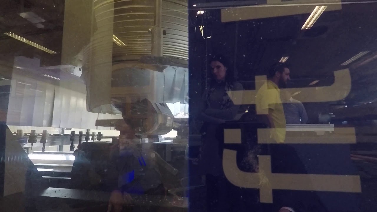 FELDER Изготовление двери на обрабатывающем центр FORMAT4 H500, 5 осей.