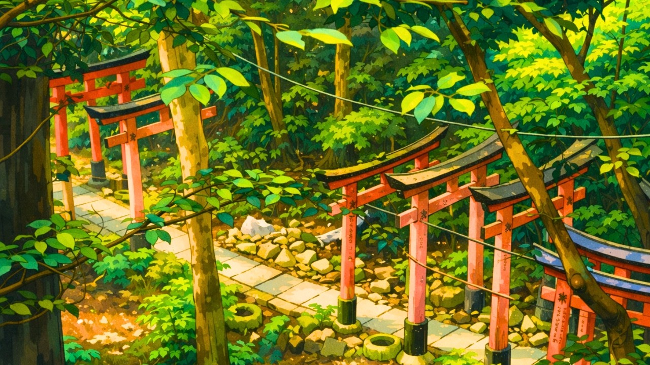 Walk through the torii gates | Lofi Hip Hop ⛩️