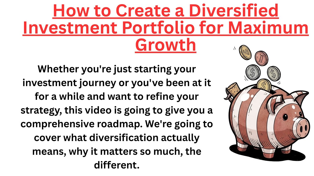 How to Create a Diversified Investment Portfolio for Maximum Growth ⭐Learn English with Financial