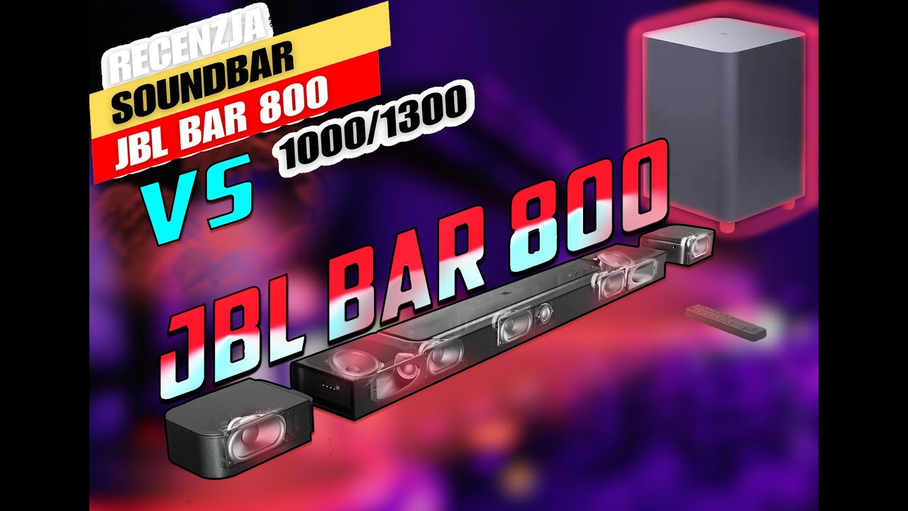 JBL BAR 800-NAJTANSZY SOUNDBAR Z BEZPRZEWODOWYMI GŁOŚNIKAMI SURROUND