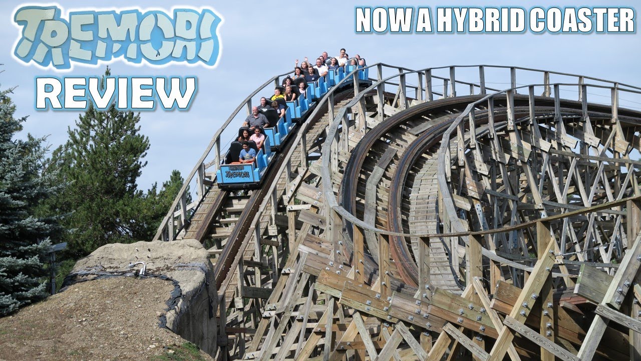 Обзор Tremors, деревянные горки Silverwood CCI | Теперь гибридные горки!